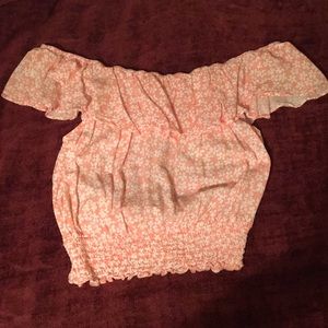 Off The Shoulder Cropped Blouse